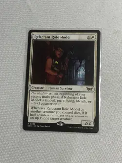 Reluctant Role Model Regular Non Foil Duskmourn DSK #0035 MTG Rare NM - Image 1