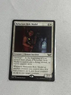 Reluctant Role Model Regular Non Foil Duskmourn DSK #0035 MTG Rare NM - Image 2
