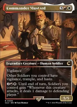 Commander Mustard - Extended Art CLU NM MTG - Image 1