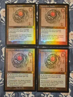 Quicksilver Amulet FOIL (Retro Schematic) Magic the Gathering MTG - Image 1