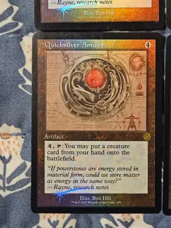 Quicksilver Amulet FOIL (Retro Schematic) Magic the Gathering MTG - Image 4
