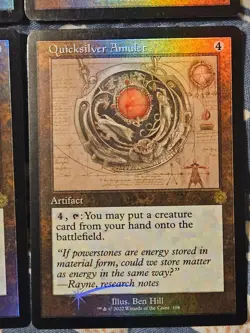 Quicksilver Amulet FOIL (Retro Schematic) Magic the Gathering MTG - Image 5