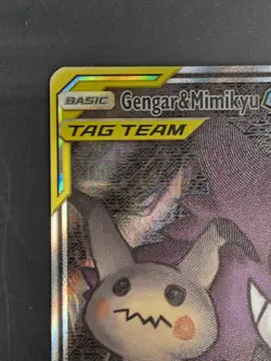 Pokemon Sun & Moon Team Up Gengar Mimikyu GX 165/181 Alternate Art - Image 3