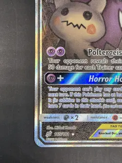 Pokemon Sun & Moon Team Up Gengar Mimikyu GX 165/181 Alternate Art - Image 4
