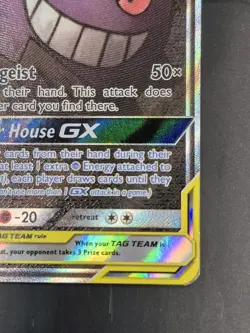 Pokemon Sun & Moon Team Up Gengar Mimikyu GX 165/181 Alternate Art - Image 5