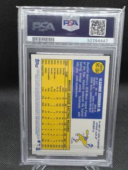 2019 Topps Heritage Vladimir Guerrero Jr. Chrome Purple Refractor PSA 10 RC 504 - Image 2