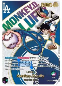 One Piece x Dodgers Monkey D. Luffy Straw Hat 2025 (SEALED) - Image 1