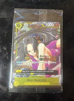 One Piece Boa Hancock Pre Release Event Winner P-115 Sealed Holo Stamp Op-15 - Image 1