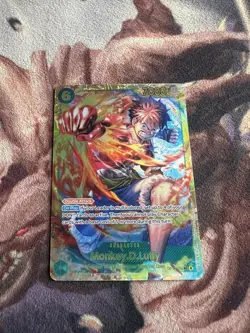 Monkey D. Luffy OP13-118 SEC Secret Rare Carrying On His Will One Piece TCG NM - Image 1