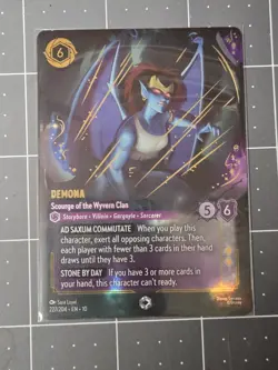 Disney Lorcana Demona Enchanted 227/204 Whispers in the Well: 10 Fresh Pulled - Image 1