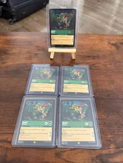 [5x] Lorcana Disney Beast Wolfbane Cards (1 cold foil) #70/204 The First Chapter - Image 1