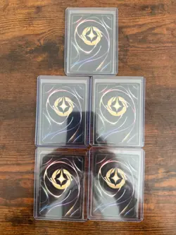 [5x] Lorcana Disney Beast Wolfbane Cards (1 cold foil) #70/204 The First Chapter - Image 3