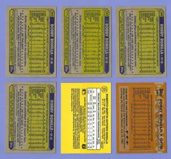 Bobby Bonilla Lot (6) Incl 5 1987 RCs (4 Topps/1 Donruss) Pirates Mets NM-MT+ - Image 2