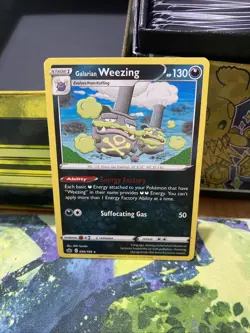 Pokemon TCG Galarian Weezing Chilling Reign 96/198 Non Holo Rare Nm/m Pack Fresh - Image 1