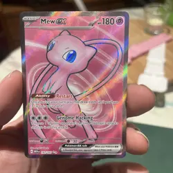 Pokemon Mew EX Ultra Rare TCG Card 193/165 Scarlet and Violet 151 Series - Image 1
