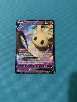 Pokemon Mimikyu v TCG Ultra Rare Card 062/163 Battle Styles - Image 1