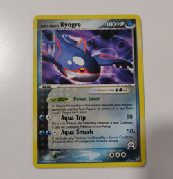 Team Aqua's Kyogre 3/95 Team Magma Vs Team Aqua Pokemon Card Non Holo - LP - Image 1
