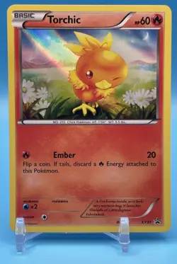 Pokemon TCG - Black Star Promo Torchic Holographic Card - XY37 - Image 1