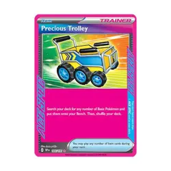 Pokemon SV08: Surging Sparks Precious Trolley (ACE SPEC R) #185/191 (Holo) NM - Image 1