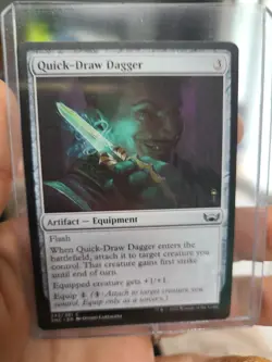 Quick-Draw Dagger SNC MTG 243/281 Magic the Gathering Card MINT Free Shipping - Image 1
