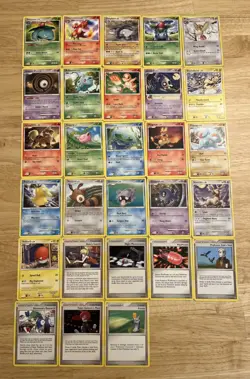 Pokemon TCG Card Diamond/Pearl Lot Secret Wonders Expansion: 28 Cards - LP (P38) - Image 1