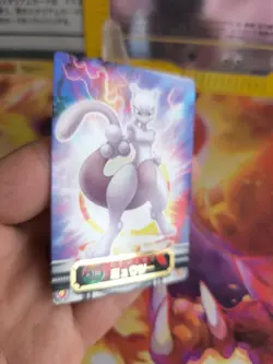 Pokemon Karte Card Holo Mewtwo Mewtu Zukan Card 2004 Bandai japanese NM- - Image 3