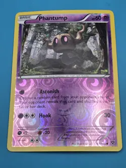 Phantump Reverse Holo Card 54/146 Pokemon XY MP - Image 1