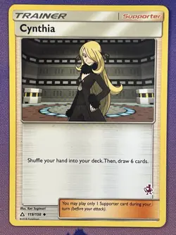 Pokemon 2018 Battle Academy Cynthia - 119/156 (Mewtwo Stamped) - Image 1