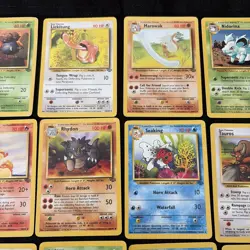 Jungle Set Pokemon Cards Bundle No Duplicates 1999 WOTC Vintage x31 MINT-LP - Image 4
