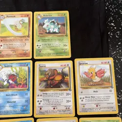 Jungle Set Pokemon Cards Bundle No Duplicates 1999 WOTC Vintage x31 MINT-LP - Image 5