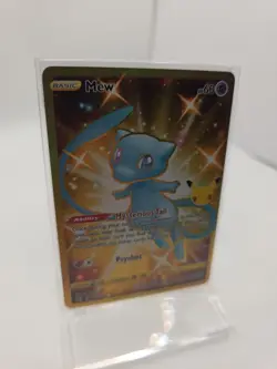 Pokemon TCG Celebrations Mew Gold Full Art Holo Card 25/25 Secret Rare - Image 3