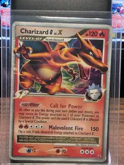 Charizard G LV.X DP45 Diamond & Pearl Promo Holo Level Up 120 HP Pokemon Card - Image 1
