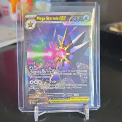 Pokemon Mega Starmie EX Full Art Holo Card 118/088 Rare 330 HP - Image 1