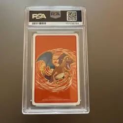 2004 POKEMON FIRERED VERSION PLAYING CARDS 8 OF HEARTS GYARADOS PSA 10 - Image 2