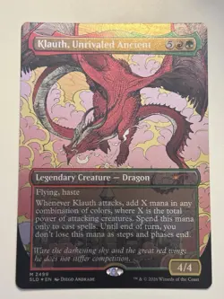 MTG Secret Lair Whispers in Candlekeep D&D 4 Dragon Cards - Image 1