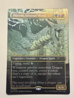 MTG Secret Lair Whispers in Candlekeep D&D 4 Dragon Cards - Image 2