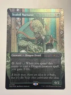 MTG Secret Lair Whispers in Candlekeep D&D 4 Dragon Cards - Image 4