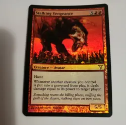 1x Stalking Vengeance FOIL Dissension NM MTG Rare MAGIC GATHERING NEVER PLAYED - Image 1