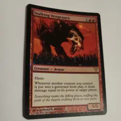 1x Stalking Vengeance FOIL Dissension NM MTG Rare MAGIC GATHERING NEVER PLAYED - Image 2