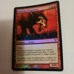 1x Stalking Vengeance FOIL Dissension NM MTG Rare MAGIC GATHERING NEVER PLAYED - Image 3