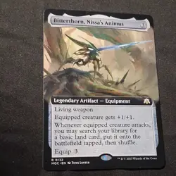 Bitterthorn, Nissa's Animus x 1 (Extended Art) - MTG - NM+ - MOC - 0132 - - Image 2