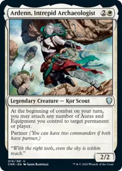1x Ardenn, Intrepid Archaeologist - Foil NM-Mint, English Commander Legends MTG - Image 1