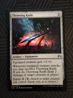 mtg throwing knife magic origins - Image 1