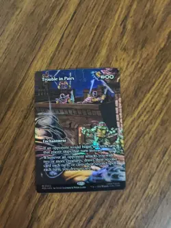 Trouble in Pairs (Borderless) Teenage Mutant Ninja Turtles Source Material Foil - Image 1
