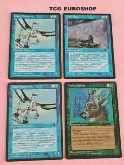 GIANT ALBATROSS (×2) + DARK MAZE + WILLOW FAERIE ● HOMELANDS ● MTG ● LP #2527 - Image 1