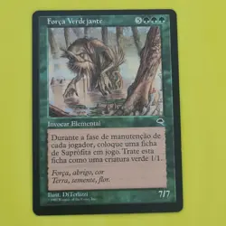 VERDANT FORCE | TEMPEST | 1997 | PORTUGUESE | MTG | NM #C664 - Image 1