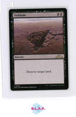SINKHOLE WIZARDS OF THE COAST MTG 30A 30TH ANNIVERSARY EDITION ENGLISH - Image 1