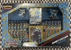 Crown Zenith Shiny Zacian Premium Figure Collection Box Pokemon TCG New & Sealed - Image 1