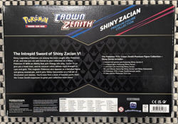 Crown Zenith Shiny Zacian Premium Figure Collection Box Pokemon TCG New & Sealed - Image 3