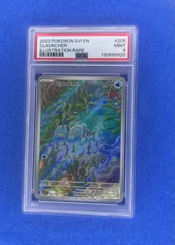 2023 Pokemon SVI EN Clauncher Illustration Rare #205 PSA 9 - Image 1